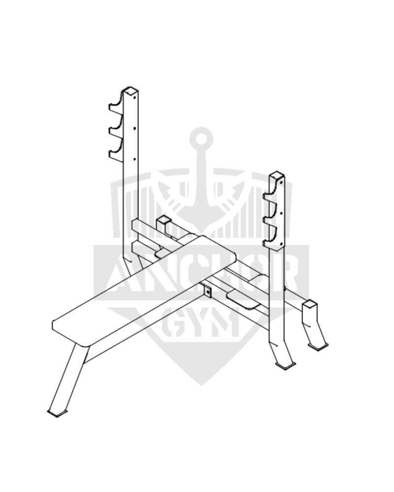 Ławka do wyciskania v1 ANCHORGYM