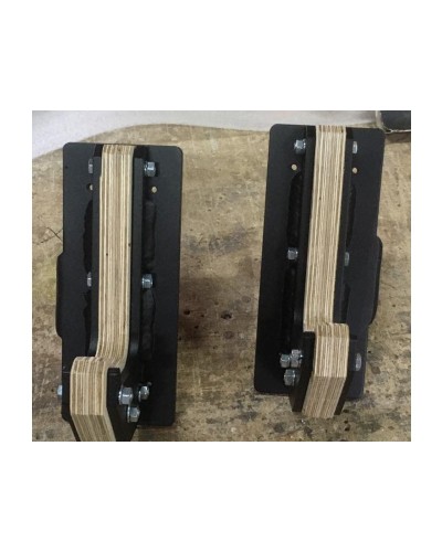 Gancio a J v2-60 in legno