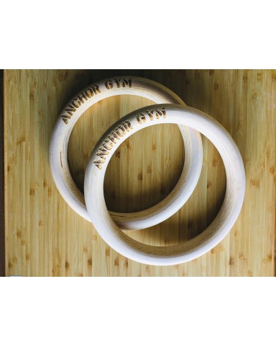 Reinforced wooden gymnastic wheels