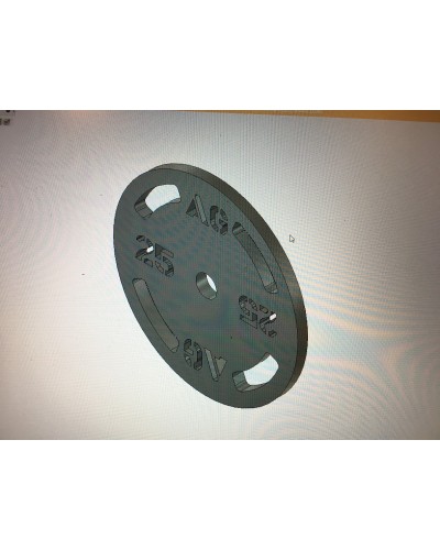 Ocelové závaží Anchorgym 25 kg