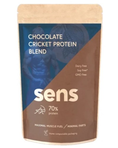 Protéines de grillons au chocolat