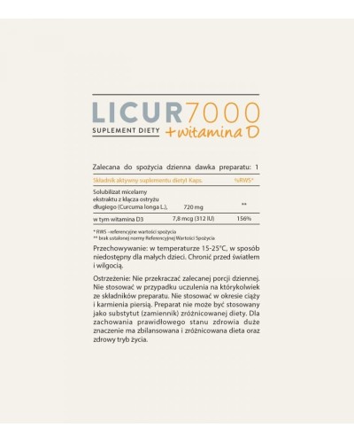 Licur 7000 with vit.D