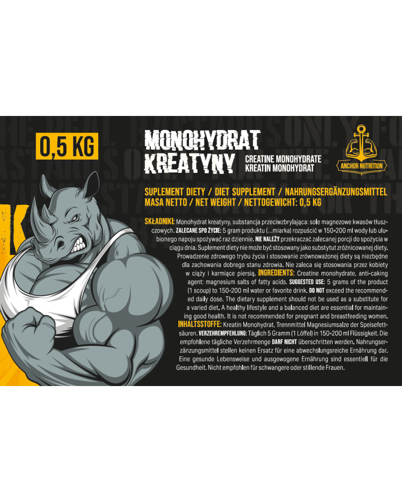 Kreatinmonohydrat 0,5 kg