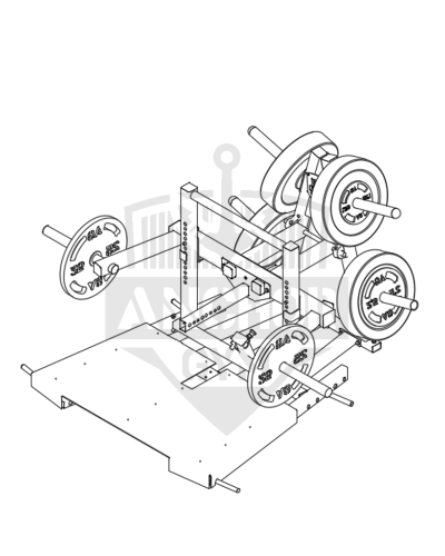 Belt Squat machine v1 ANCHORGYM